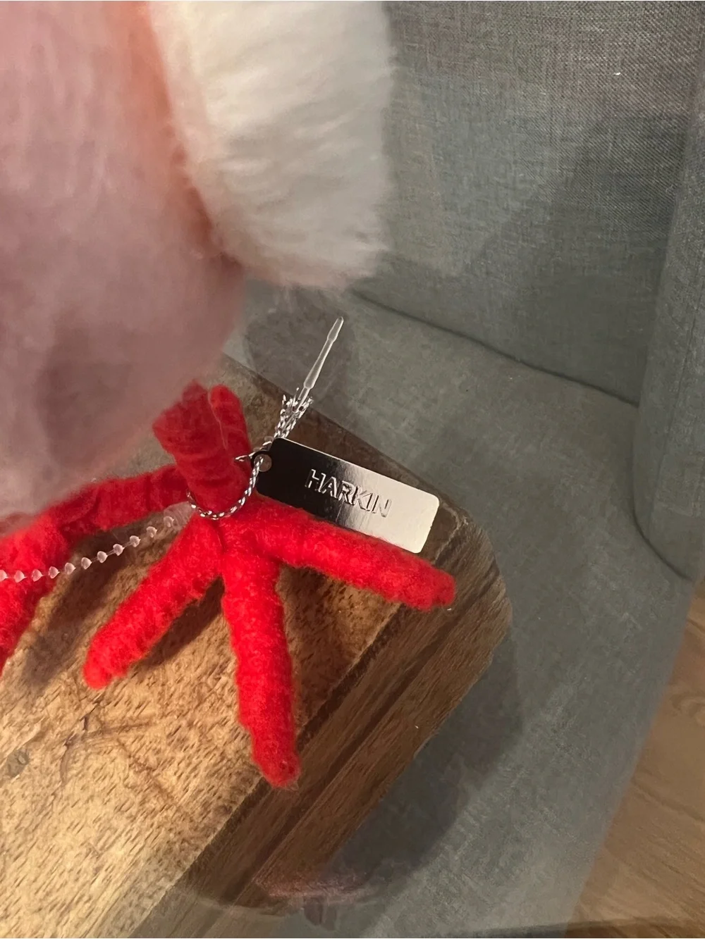 Target Spritz Valentine’s Day Fabric Bird named Harkin from the 2022
